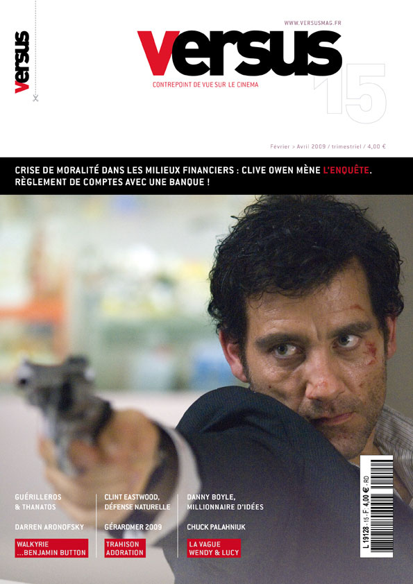 VERSUS magazine cover Issue 15 February/March/April 2009