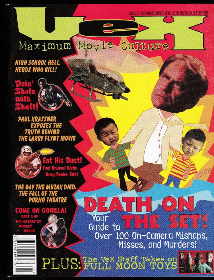 VEX magazine side cover Issue 4 Spring/Summer 1999