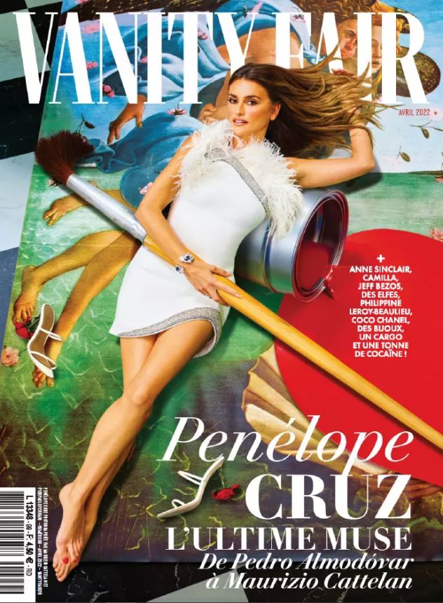 VANITY FAIR (Fr) magazine side cover  April 2022