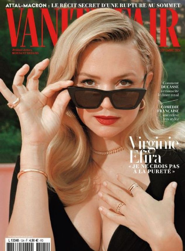 VANITY FAIR (Fr) magazine side cover  September 2024