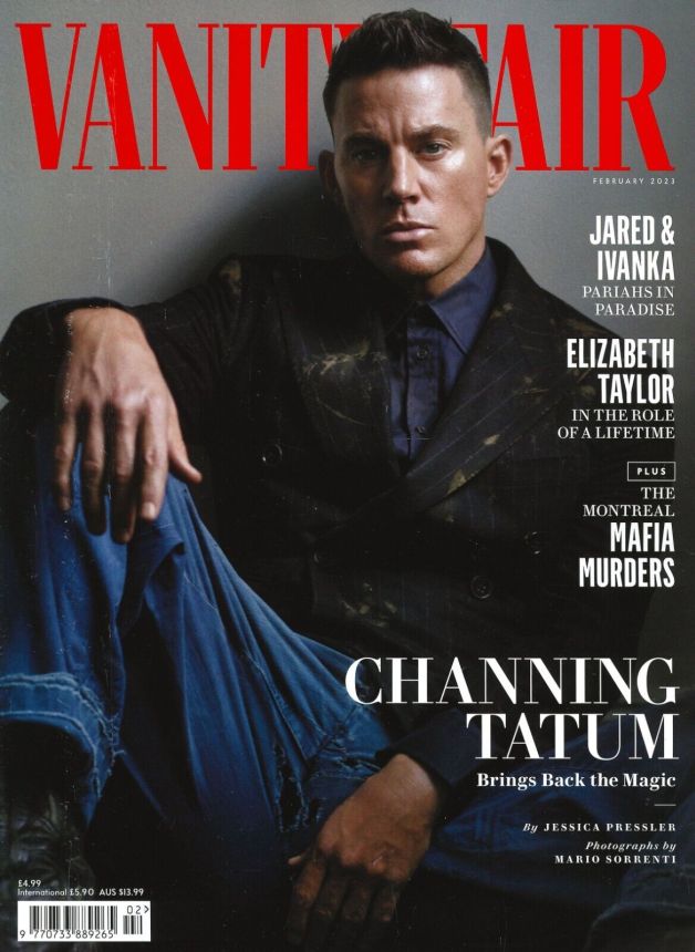 VANITY FAIR UK magazine side cover  February 2023