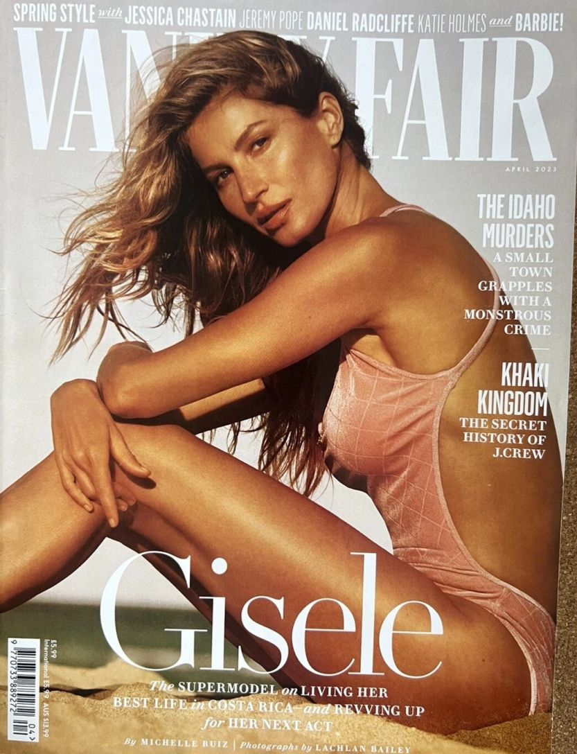 VANITY FAIR UK magazine side cover  April 2023