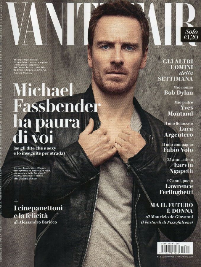VANITY FAIR (Italy) magazine cover Issue 2 18 January 2017