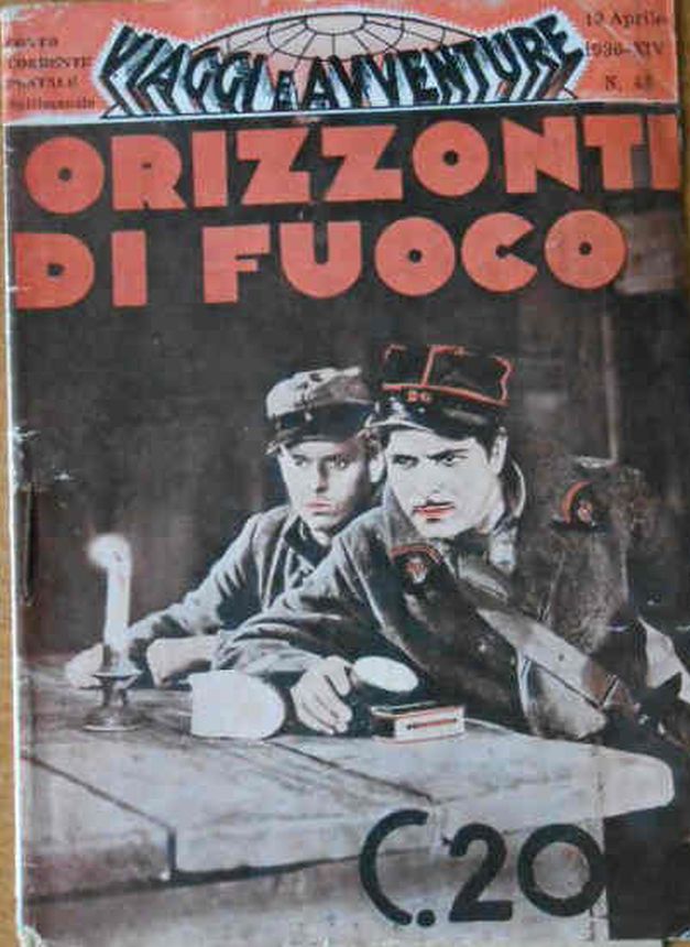VIAGGI E AVVENTURE magazine side cover Issue 43 10 April 1936