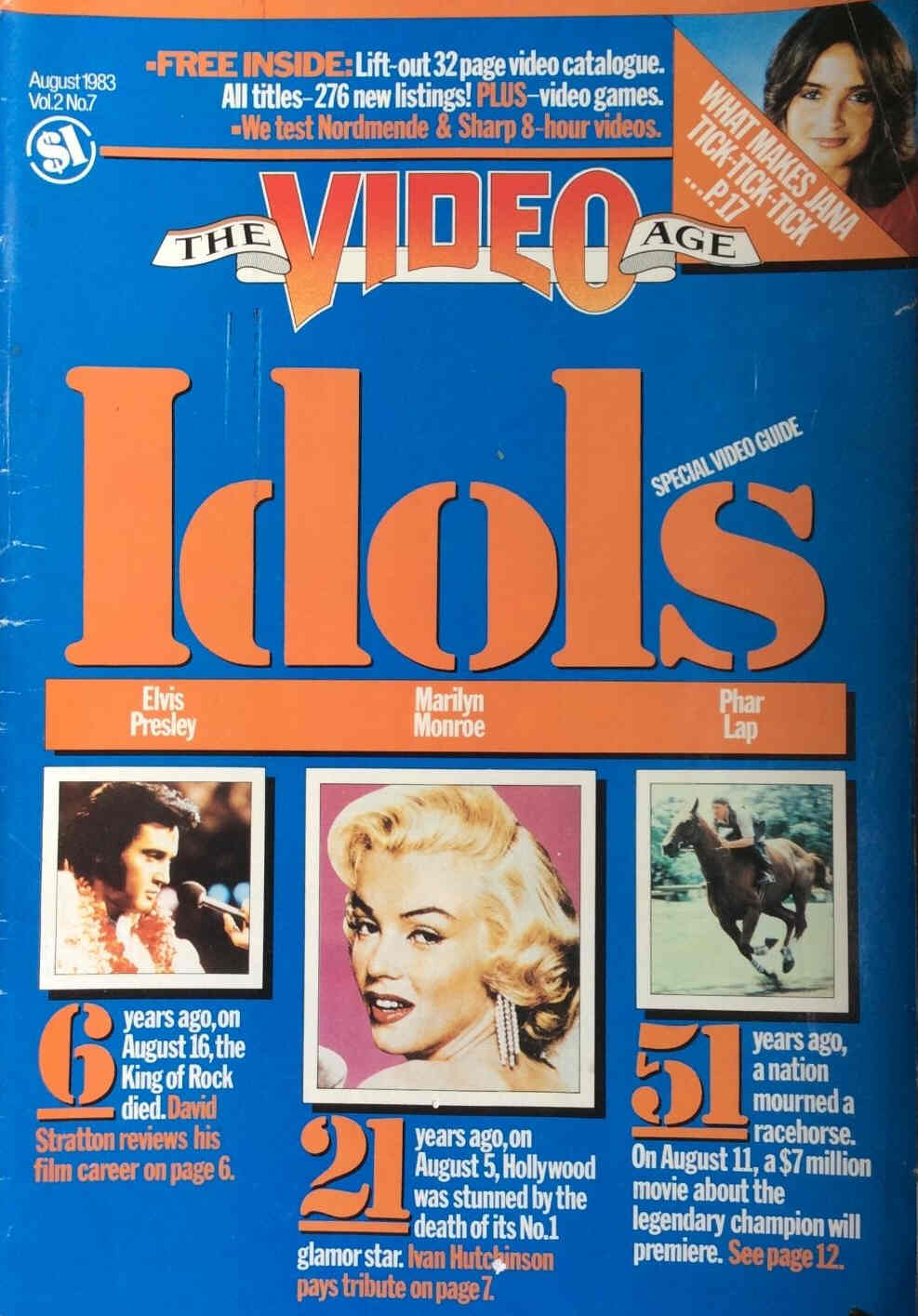 VIDEO AGE | THE magazine cover August 1983