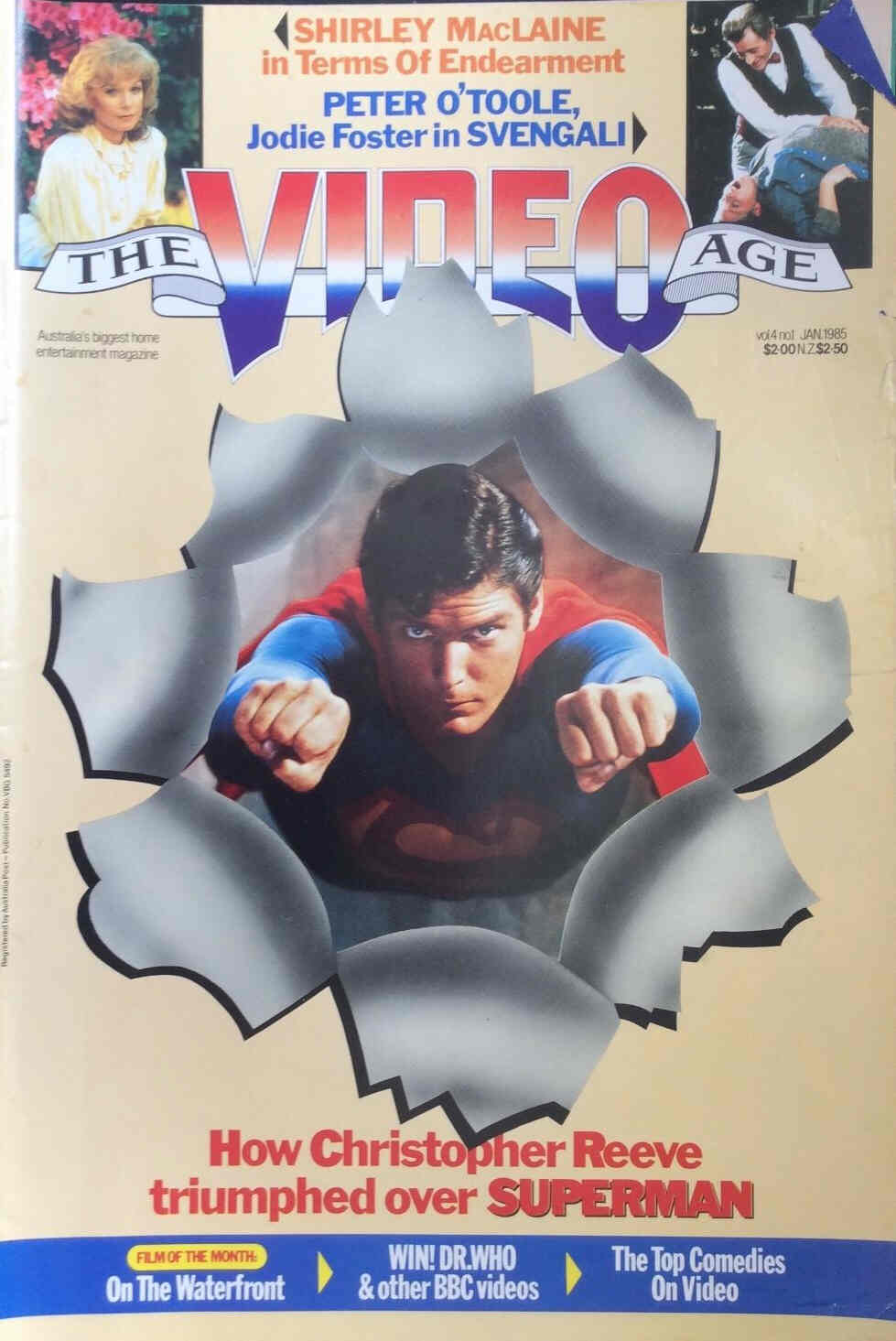 VIDEO AGE | THE magazine cover January 1985