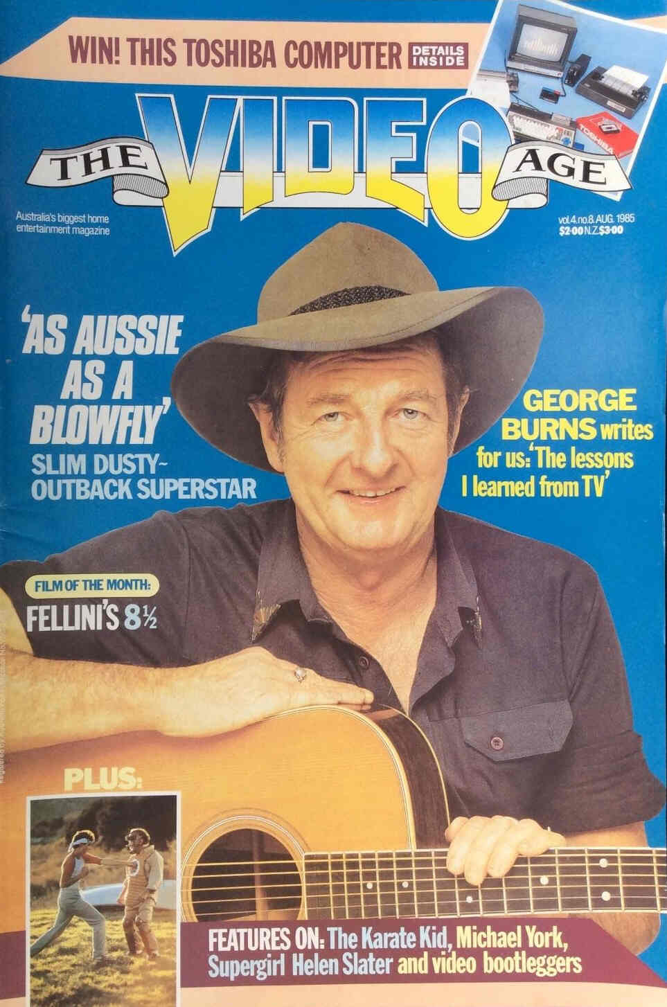 VIDEO AGE | THE magazine cover August 1985