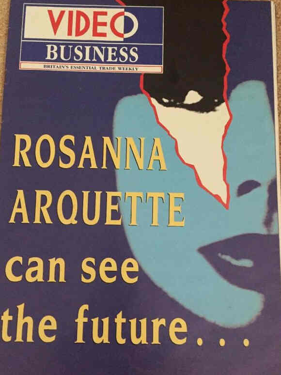VIDEO BUSINESS (UK) magazine side cover 25 June 1990