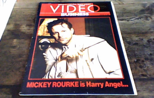 VIDEO BUSINESS (UK) magazine side cover 15 February 1988