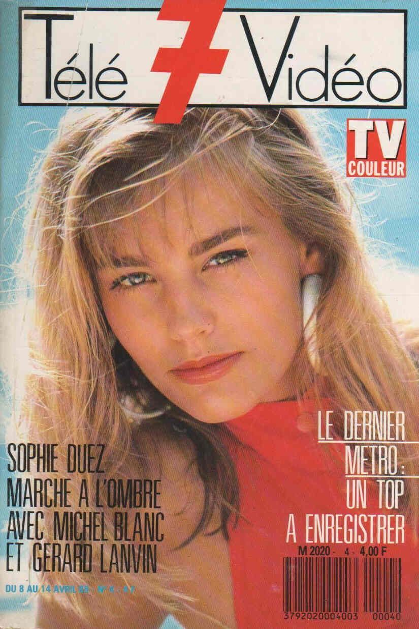 TELE 7 VIDEO magazine cover Issue 4 8 April 1989