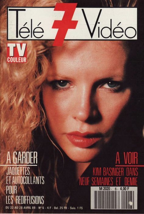 TELE 7 VIDEO magazine cover Issue 6 22 April 1989
