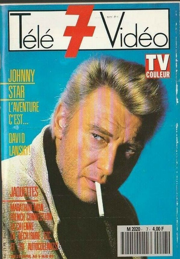 TELE 7 VIDEO magazine cover Issue 7 29 April 1989
