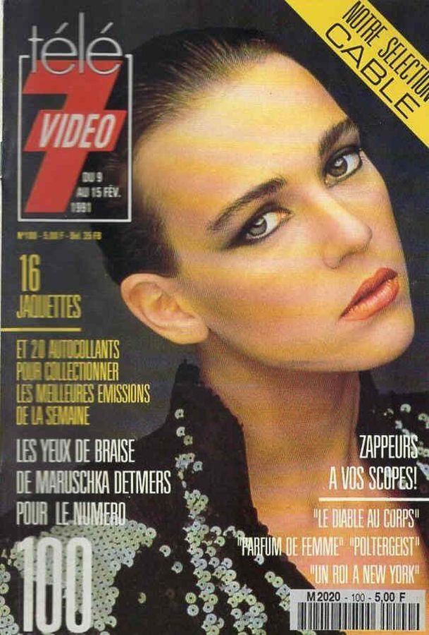 TELE 7 VIDEO magazine cover Issue 100 9 February 1991