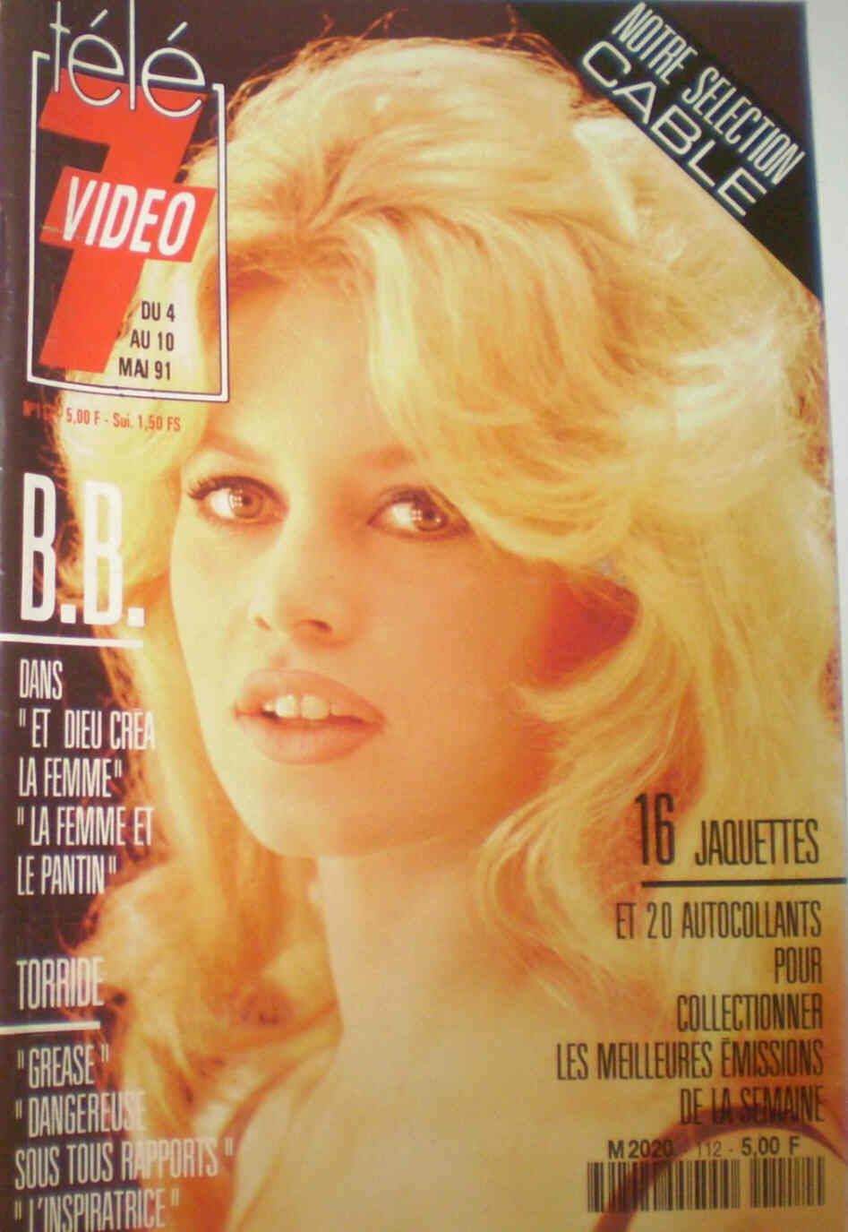 TELE 7 VIDEO magazine cover Issue 112 4 May 1991