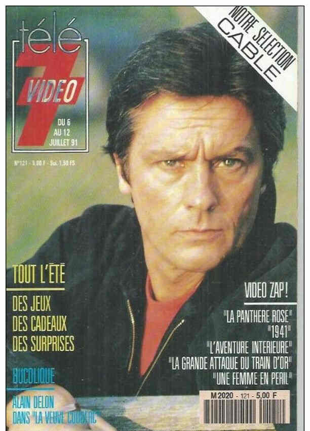 TELE 7 VIDEO magazine cover Issue 121 6 July 1991