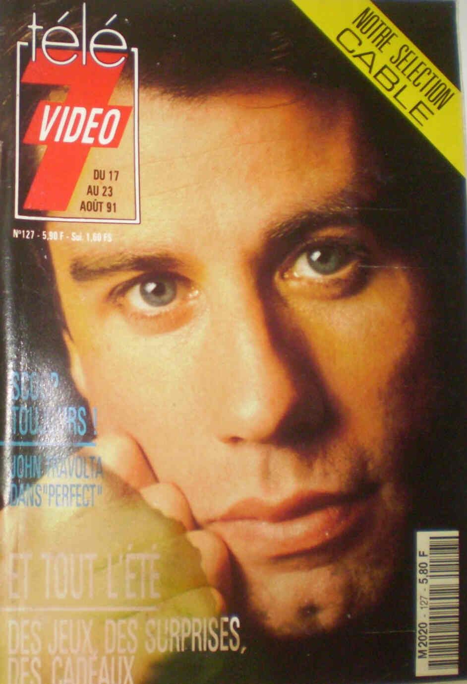 TELE 7 VIDEO magazine cover Issue 127 17 August 1991