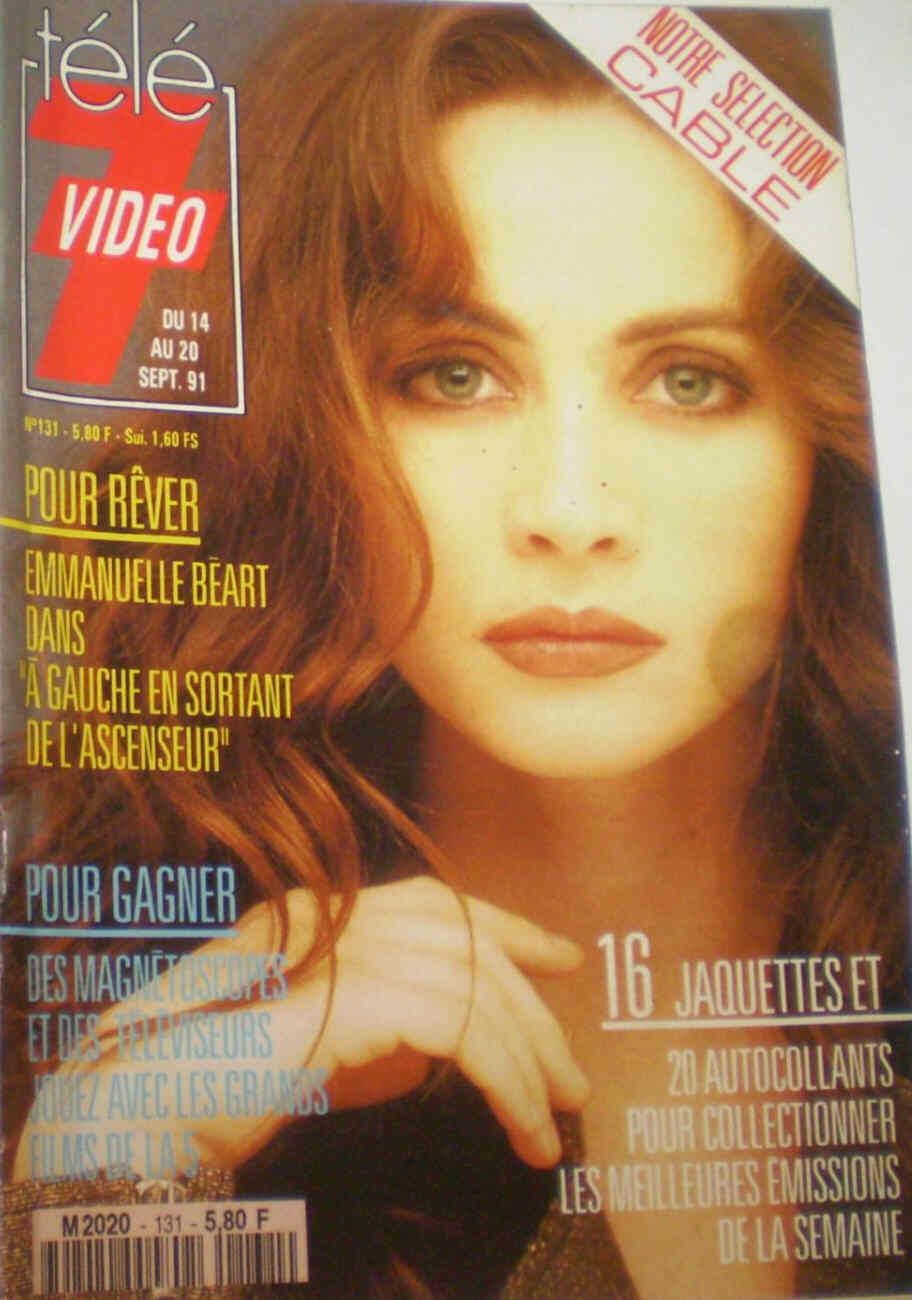 TELE 7 VIDEO magazine cover Issue 131 14 September 1991