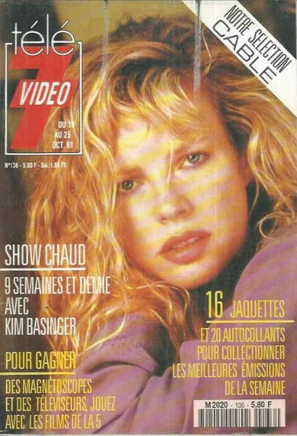 TELE 7 VIDEO magazine cover Issue 136 19 October 1991