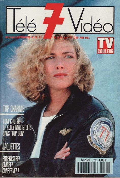 TELE 7 VIDEO magazine cover Issue 28 23 September 1989