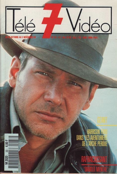 TELE 7 VIDEO magazine cover Issue 33 28 October 1989