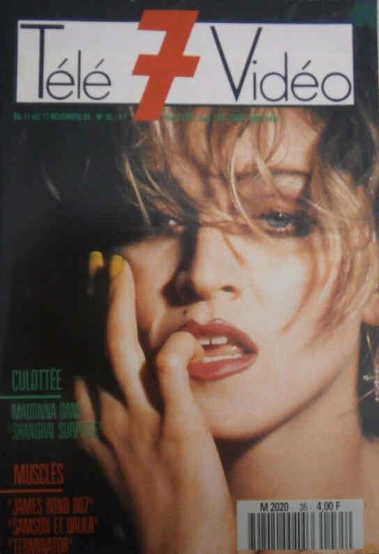 TELE 7 VIDEO magazine cover Issue 35 11 November 1989
