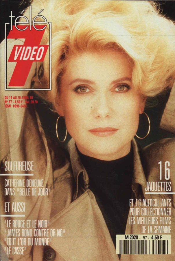 TELE 7 VIDEO magazine cover Issue 57 14 April 1990