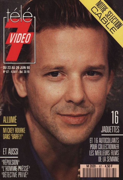 TELE 7 VIDEO magazine cover Issue 67 23 June 1990