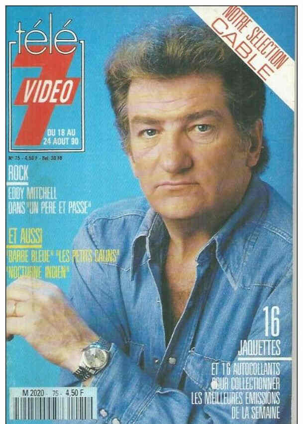 TELE 7 VIDEO magazine cover Issue 75 18 August 1990