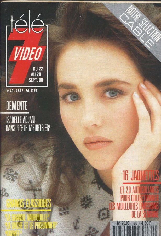 TELE 7 VIDEO magazine cover Issue 80 22 September 1990