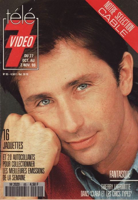 TELE 7 VIDEO magazine cover Issue 85 27 October 1990