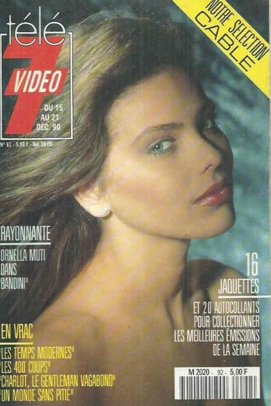 TELE 7 VIDEO magazine cover Issue 92 15 December 1990