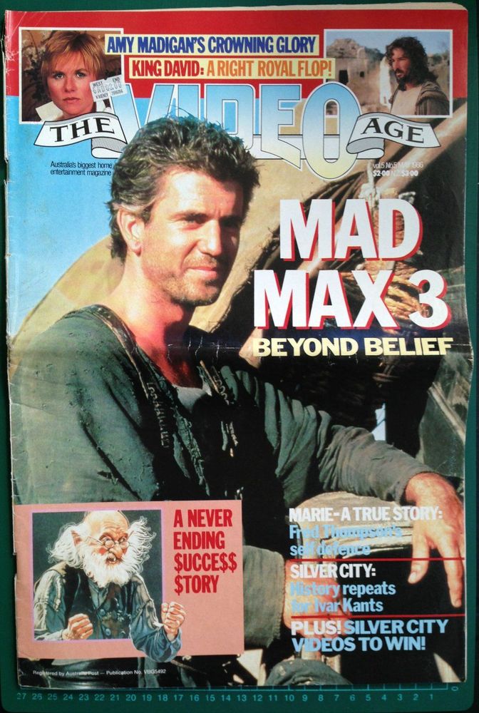 VIDEO AGE | THE magazine cover May 1986