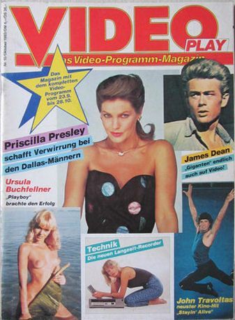 VIDEOPLAY/KINOTHEK magazine side cover October 1983