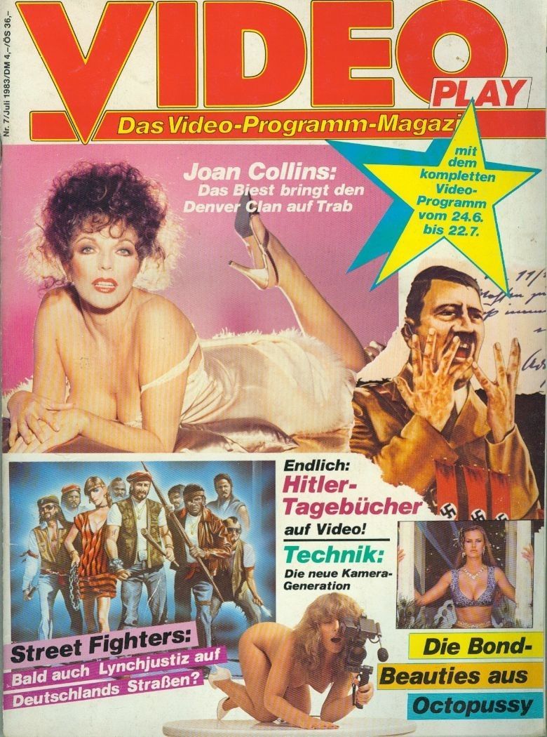 VIDEOPLAY/KINOTHEK magazine cover July 1983