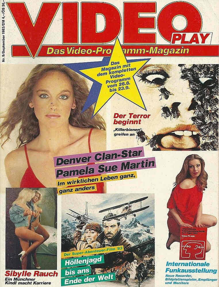 VIDEOPLAY/KINOTHEK magazine cover September 1983
