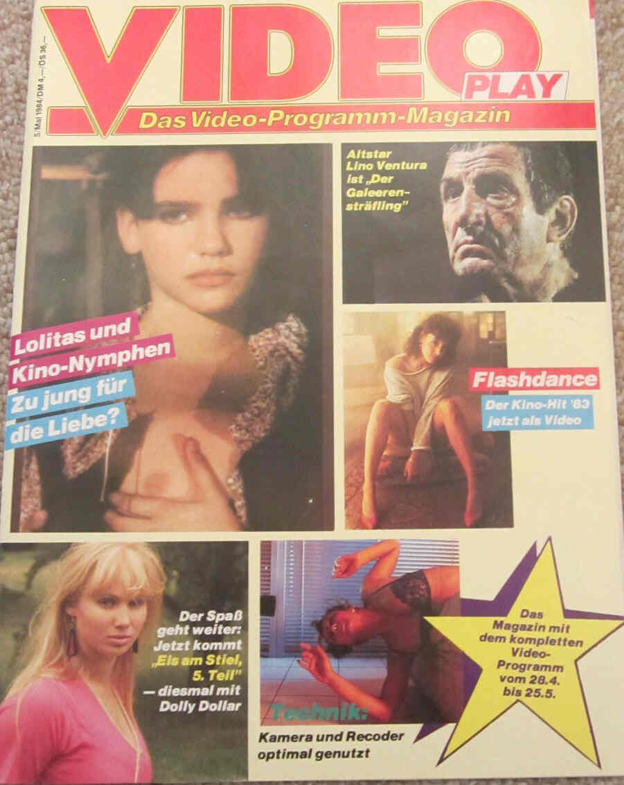 VIDEOPLAY/KINOTHEK magazine cover May 1984