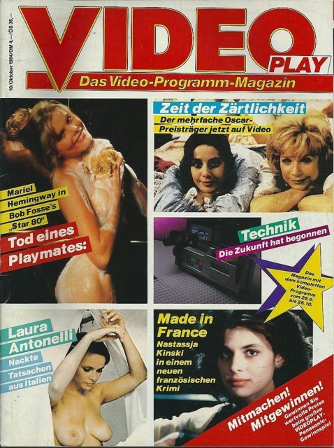 VIDEOPLAY/KINOTHEK magazine cover October 1984