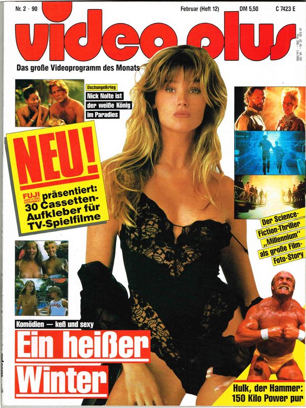 VIDEO PLUS magazine cover Issue 12 February 1990