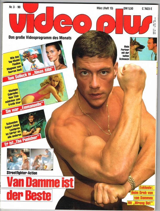 VIDEO PLUS magazine cover Issue 13 March 1990
