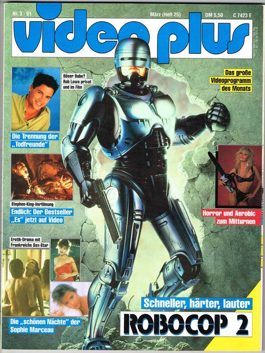 VIDEO PLUS magazine cover Issue 25 March 1991