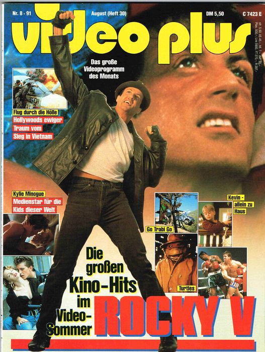 VIDEO PLUS magazine cover Issue 30 August 1991