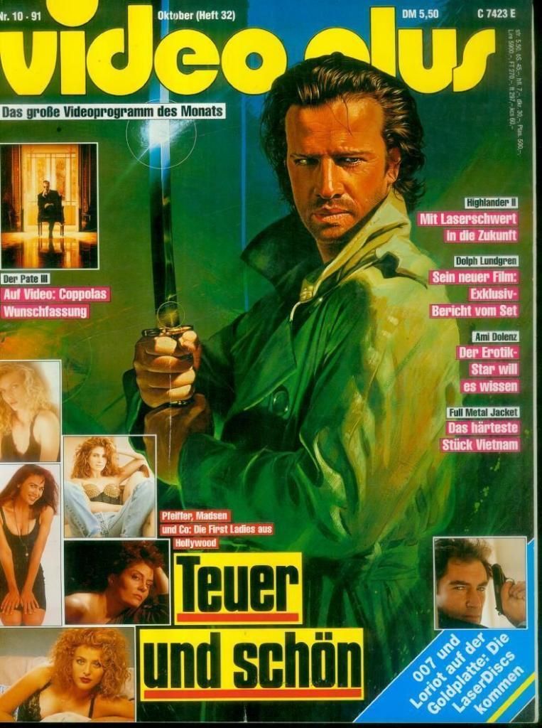 VIDEO PLUS magazine cover Issue 32 October 1991