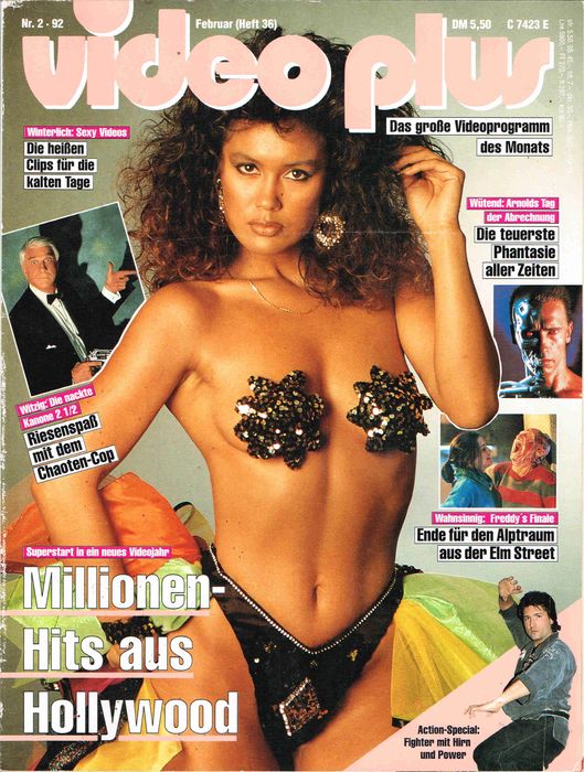 VIDEO PLUS magazine cover Issue 36 February 1992