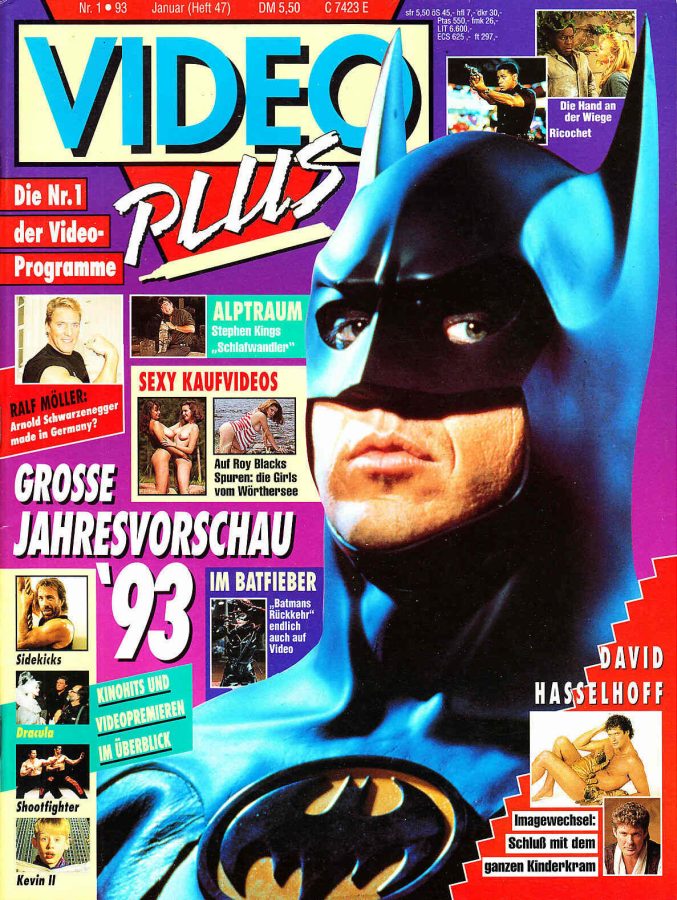 VIDEO PLUS magazine cover Issue 47 January 1993