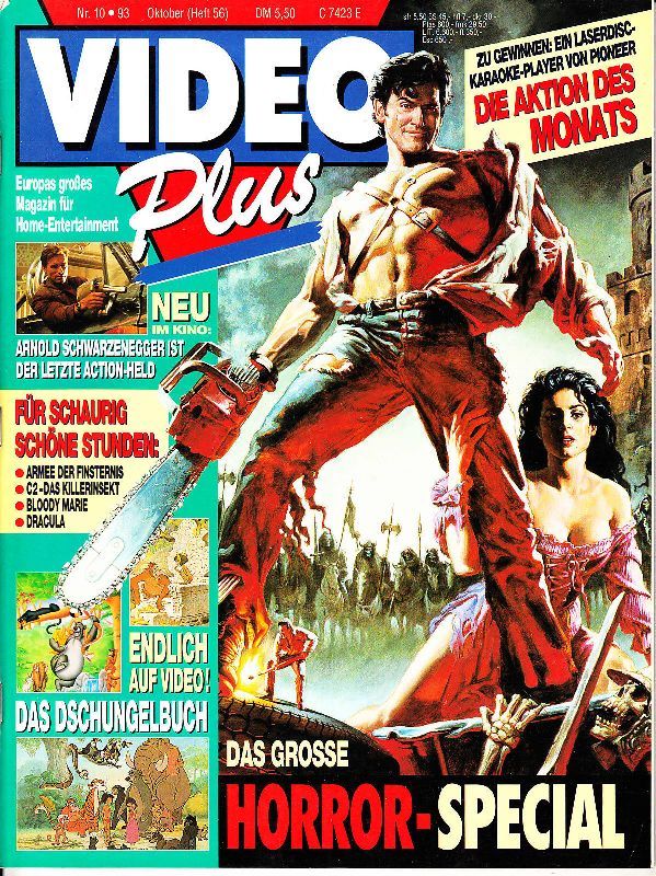 VIDEO PLUS magazine cover Issue 56 October 1993