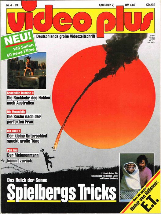 VIDEO PLUS magazine cover Issue 2 April 1989