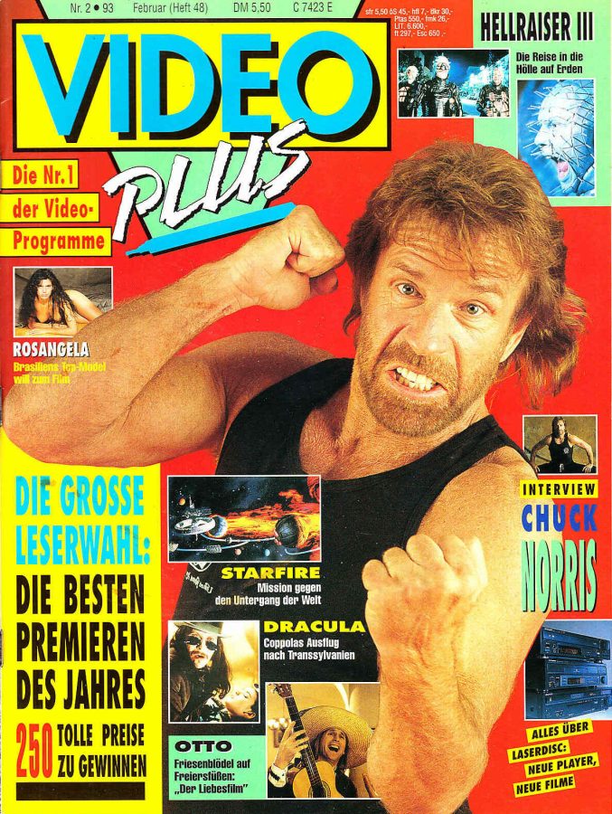 VIDEO PLUS magazine cover Issue 48 February 1993