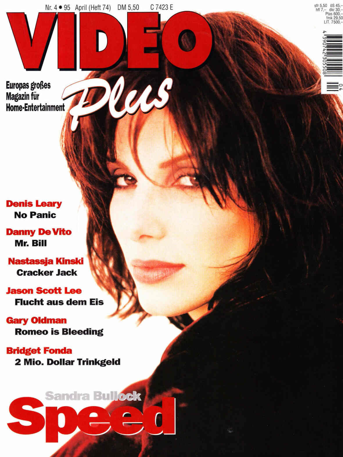 VIDEO PLUS magazine cover Issue 74 April 1995