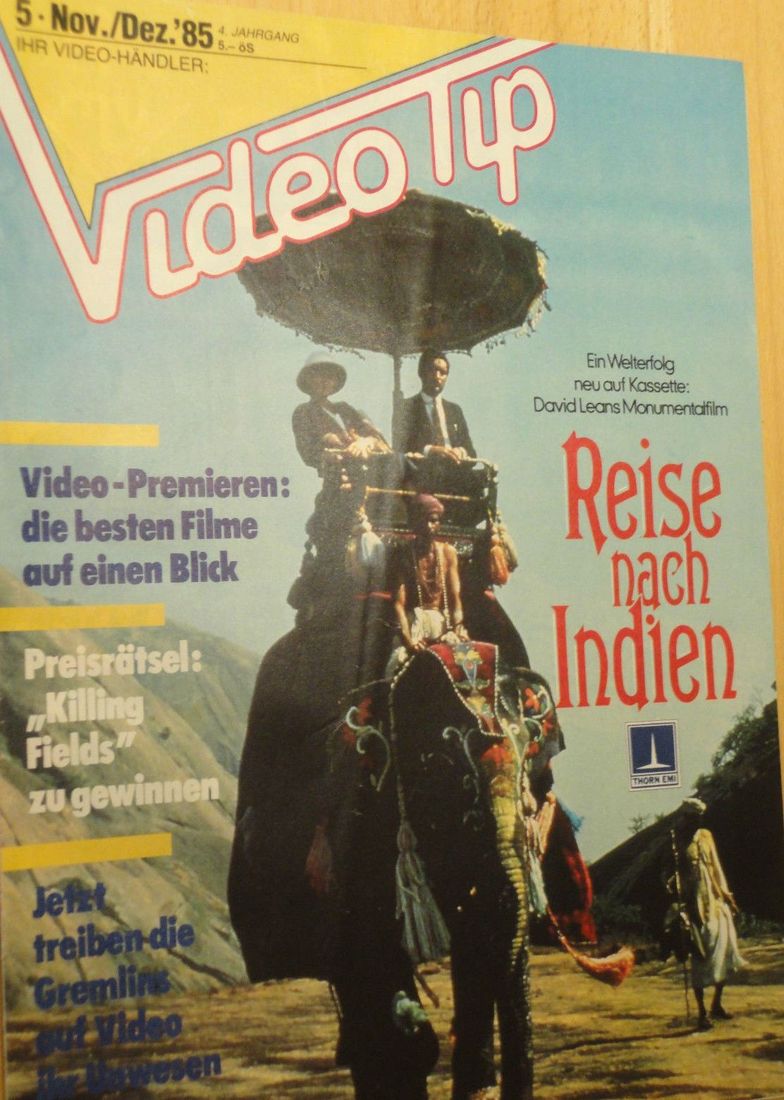 VIDEO TIP magazine cover November 1985
