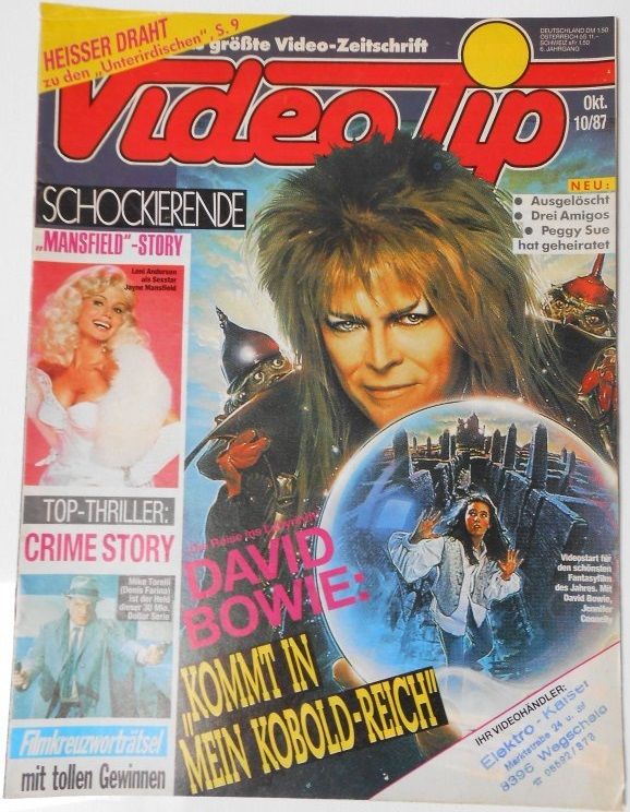 VIDEO TIP magazine cover October 1987